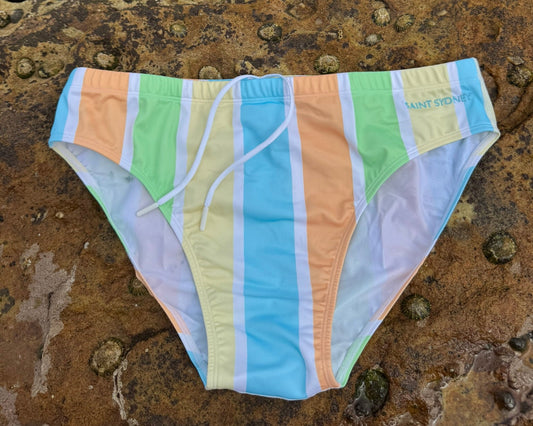 Sydney Swim Briefs - Sorbet Stripe