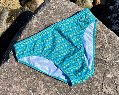 Sydney Swim Briefs - Retro Tile