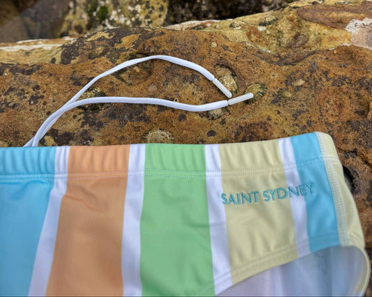 Sydney Swim Briefs - Sorbet Stripe