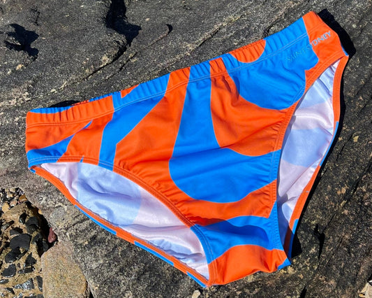 Sydney Swim Briefs - Citrus Wave