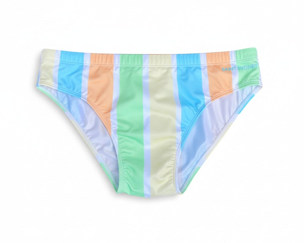 Sydney Swim Briefs - Sorbet Stripe