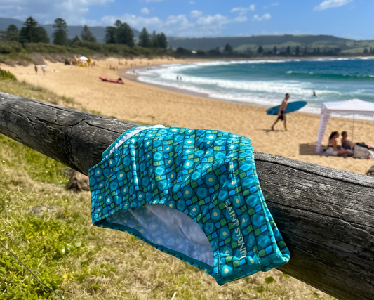 Sydney Swim Briefs - Retro Tile